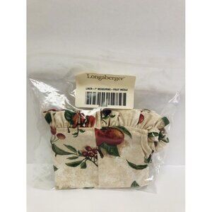 Longaberger 7" Measuring Basket Liner in Fruit Medley New
